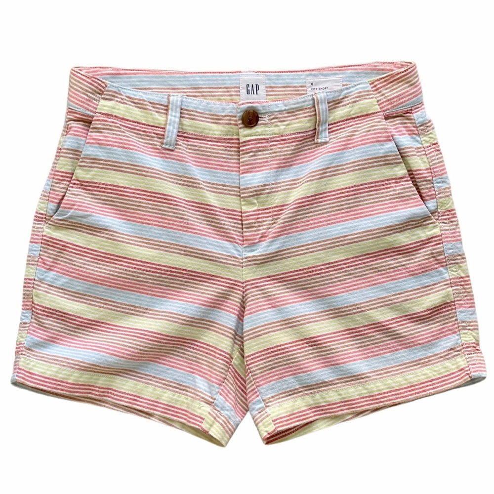 Gap City Short Candy Stripe sz 0
